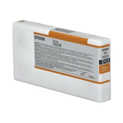 Epson T653A  |  Tintes kasete  |  Oranža