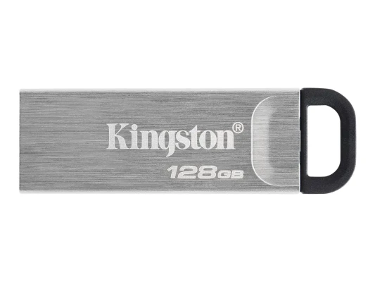 Kingston  |  USB Flash Drive  |  DataTraveler Kyson  |  128 GB  |  USB 3.2 Gen 1  |  Black / Grey