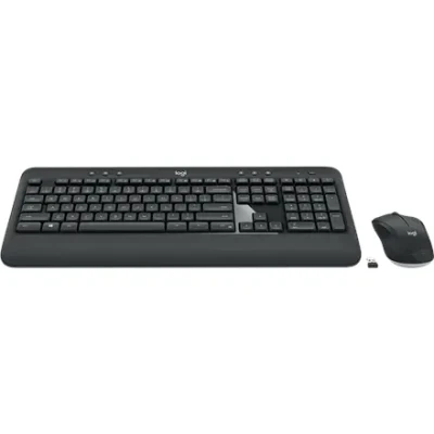 Logitech  |  MK540 Advanced  |  Keyboard and Mouse Set  |  Wireless  |  Mouse included  |  Batteries included  |  US  |  Black  |  USB  |  Wireless connection