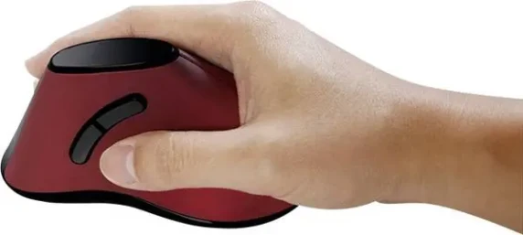 Logilink  |  Ergonomic Vertical Mouse  |  ID0159  |  Optical  |  Wireless  |  Red