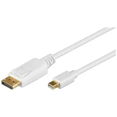 Goobay  |  Mini DisplayPort adapter cable 1.2  |  52858  |  Mini DisplayPort plug  |  DisplayPort plug  |  1 m  |  Gold-Plated connectors