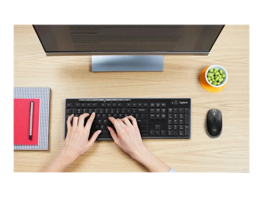 Logitech  |  Full size Mouse  |  M190  |  Wireless  |  USB  |  Mid Grey