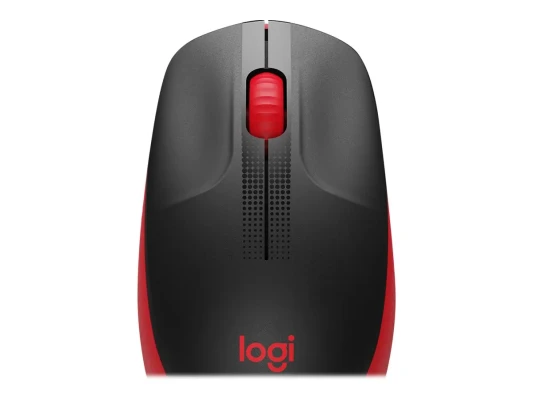 Logitech  |  Полноразмерная мышь  |  M190  |  Беспроводная  |  USB  |  Красный