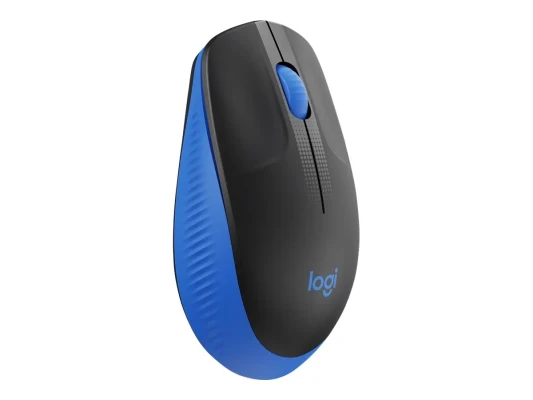 Logitech  |  Полноразмерная мышь  |  M190  |  Беспроводная  |  USB  |  Синий