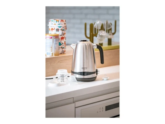Camry  |  Kettle  |  CR 1291  |  Electric  |  2200 W  |  1.7 L  |  Stainless steel  |  360° rotational base  |  Stainless steel