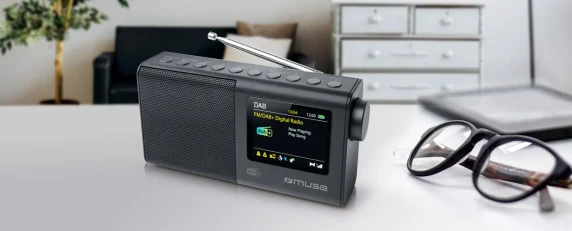 Muse  |  Portable Radio  |  M-117 DB  |  AUX in  |  Black  |  Portable  |  FM, DAB / DAB+