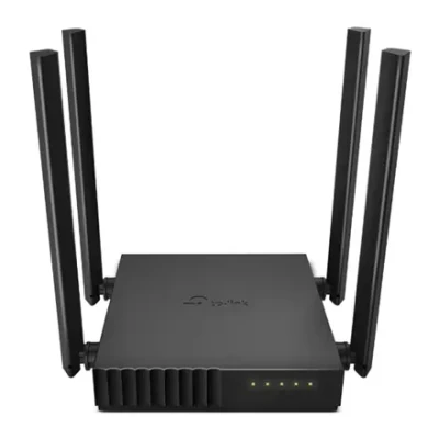 Dual Band Router  |  Archer C54  |  802.11ac  |  300+867 Mbit / s  |  10 / 100 Mbit / s  |  Ethernet LAN (RJ-45) ports 4  |  Mesh Support No  |  MU-MiMO Yes  |  No mobile broadband  |  Antenna type 4xFixed