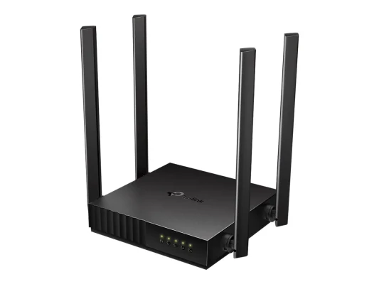 Dual Band Router  |  Archer C54  |  802.11ac  |  300+867 Mbit / s  |  10 / 100 Mbit / s  |  Ethernet LAN (RJ-45) ports 4  |  Mesh Support No  |  MU-MiMO Yes  |  No mobile broadband  |  Antenna type 4xFixed