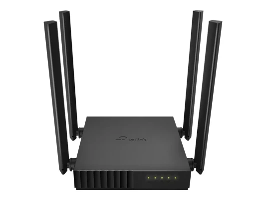 Dual Band Router  |  Archer C54  |  802.11ac  |  300+867 Mbit / s  |  10 / 100 Mbit / s  |  Ethernet LAN (RJ-45) ports 4  |  Mesh Support No  |  MU-MiMO Yes  |  No mobile broadband  |  Antenna type 4xFixed