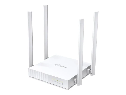 Dual Band Router  |  Archer C24  |  802.11ac  |  300+433 Mbit / s  |  10 / 100 Mbit / s  |  Ethernet LAN (RJ-45) ports 4  |  Mesh Support No  |  MU-MiMO Yes  |  No mobile broadband  |  Antenna type 4xFixed