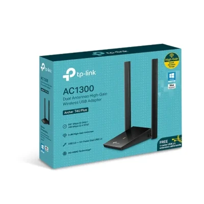TP-LINK  |  Archer  |  2×External  |  T4U Plus  |  2.4GHz / 5GHz  |  400+867 Mbit / s