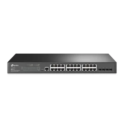 TP-LINK  |  JetStream L2 Switch  |  TL-SG3428  |  Web Managed  |  Rackmountable  |  SFP ports quantity 4  |  Power supply type Single