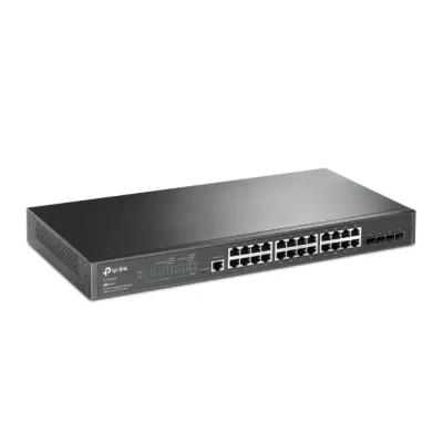 TP-LINK  |  JetStream L2 Switch  |  TL-SG3428  |  Web Managed  |  Rackmountable  |  SFP ports quantity 4  |  Power supply type Single