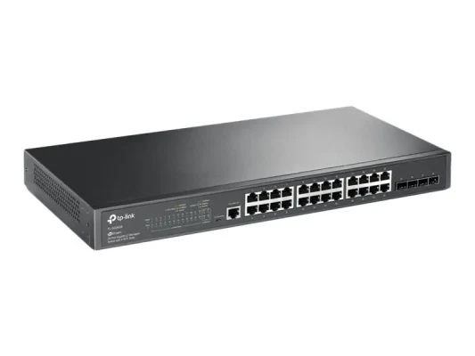 TP-LINK  |  JetStream L2 Switch  |  TL-SG3428  |  Web Managed  |  Rackmountable  |  SFP ports quantity 4  |  Power supply type Single