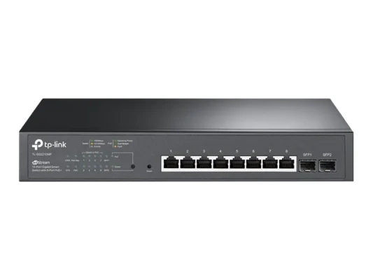 TP-LINK  |  JetStream 10-portu Gigabit Smart PoE slēdzis  |  TL-SG2210MP  |  Pārvaldīts L2  |  Rackmountable  |  SFP portu daudzums 2  |  PoE+ portu daudzums 8  |  Barošanas avota tips vienkāršs
