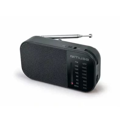 Muse  |  M-025 R  |  Pārnēsājamā radio  |  Melns