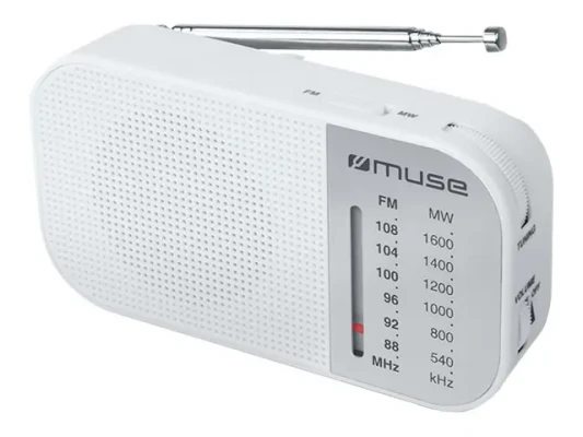 Muse  |  M-025 RW  |  Portable radio  |  White