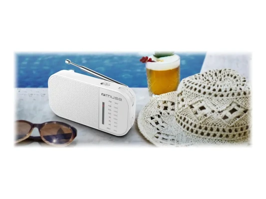 Muse  |  M-025 RW  |  Portable radio  |  White