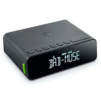 Muse  |  Alarm function  |  M-175 WI  |  AUX in  |  Alarm Clock  |  Black