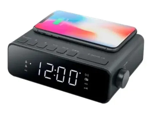 Muse  |  Alarm function  |  M-175 WI  |  AUX in  |  Alarm Clock  |  Black