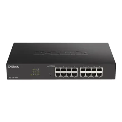 D-Link  |  Smart Managed Switch  |  DGS-1100-16V2  |  Managed  |  Desktop  |  Power supply type 100 to 240 V AC, 50 to 60 Hz Internal