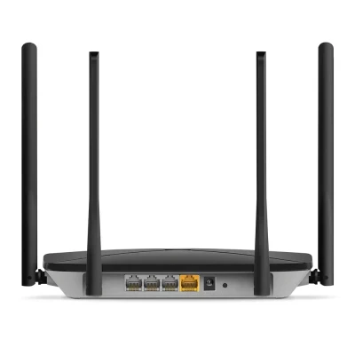 Mercusys AC12G маршрутизатор  |  AC1300  |  Dual Band  |  Gigabit Ethernet  |  3× RJ-45  |  MU-MIMO  |  4× фиксированные антенны