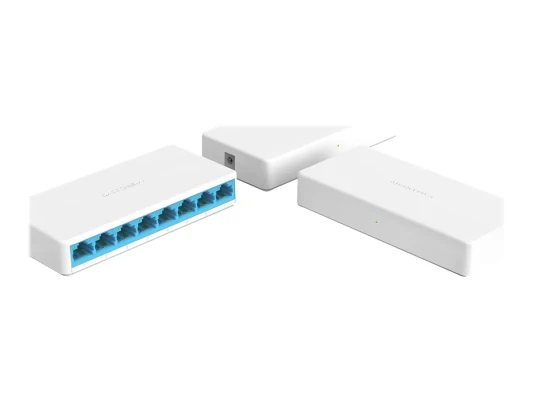 Mercusys  |  Slēdzis  |  MS108  |  Nevadīts  |  Galda  |  10 / 100 Mbps (RJ-45) portu skaits 8  |  Barošanas avota tips Ārējais
