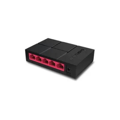 Mercusys  |  Slēdzis  |  MS105G  |  Nevadāms  |  Galda  |  Barošanas avots Ārējais