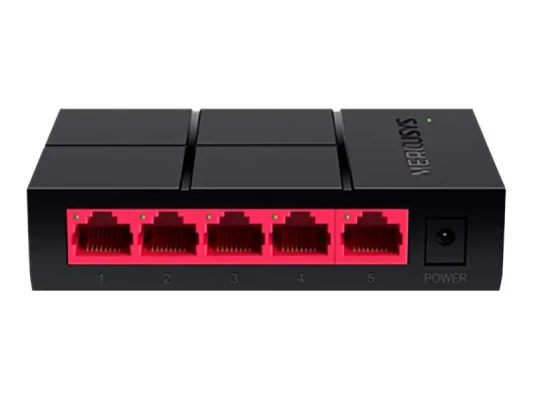 Mercusys  |  Slēdzis  |  MS105G  |  Nevadāms  |  Galda  |  Barošanas avots Ārējais