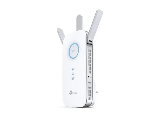 TP-LINK  |  AC1900 Wi-Fi Range Extender  |  RE550  |  802.11ac  |  2GHz / 5GHz  |  600+1300 Mbit / s  |  10 / 100 / 1000 Mbit / s  |  Ethernet LAN (RJ-45) ports 1  |  MU-MiMO No  |  no PoE  |  Antenna type 3xExternal  |  No