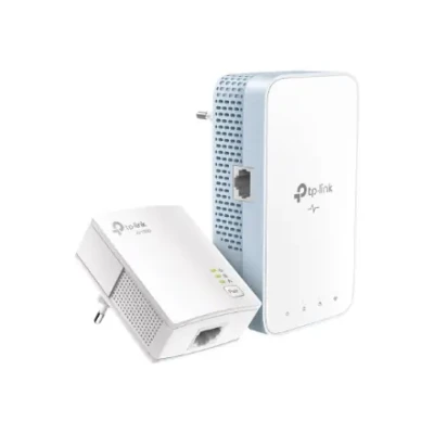 TP-LINK  |  Gigabit Powerline Kit  |  TL-WPA7517  |  10 / 100 / 1000 Mbit / s  |  Ethernet LAN (RJ-45) ports 1+1  |  802.11ac  |  2GHz / 5GHz  |  Wi-Fi data rate (max) 300+433 Mbit / s