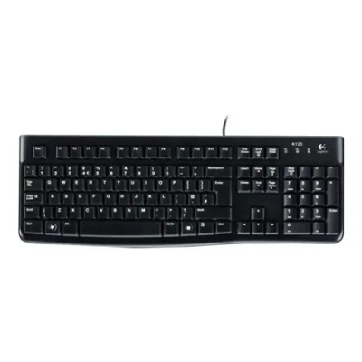 Logitech  |  Desktop MK120  |  Wired keyboard  |  USB  |  Mouse included  |  US  |  Black