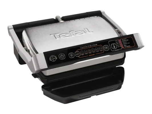 TEFAL  |  OptiGrill Initial  |  GC706D  |  Contact grill  |  2000 W  |  Black / Stainless steel