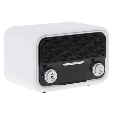 Adler  |  Bluetooth Radio  |  AD 1185  |  AUX in  |  White