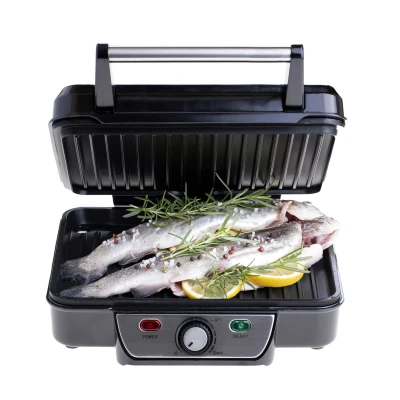 Mesko  |  Grill  |  MS 3050  |  Contact grill  |  1800 W  |  Black / Stainless steel