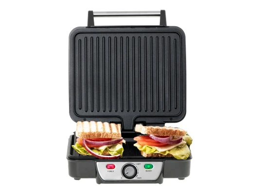 Mesko  |  Grill  |  MS 3050  |  Contact grill  |  1800 W  |  Black / Stainless steel