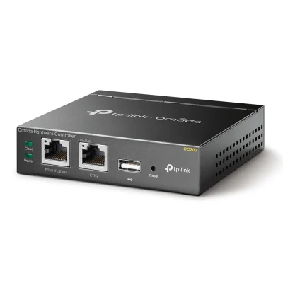 TP-LINK  |  Аппаратный контроллер Omada  |  OC200  |  10 / 100 Мбит / с  |  Порты Ethernet LAN (RJ-45) 2  |  MU-MiMO Нет  |  PoE in  |  1 × USB 2.0, 1 × Micro USB