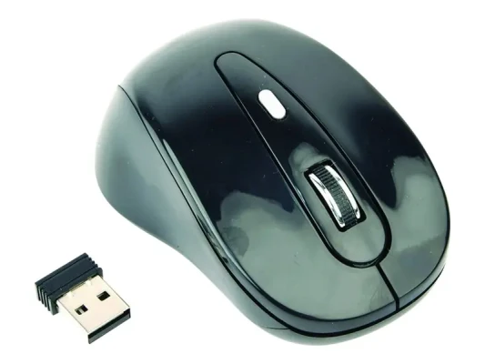 Gembird  |  6-button wireless optical mouse  |  MUSW-6B-01  |  Optical mouse  |  USB  |  Black