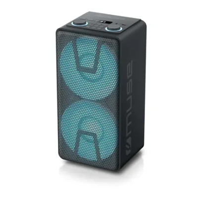 Muse  |  Ballīšu skaļrunis  |  M-1805 DJ  |  150 W  |  Bluetooth  |  Melns  |  Bezvadu savienojums