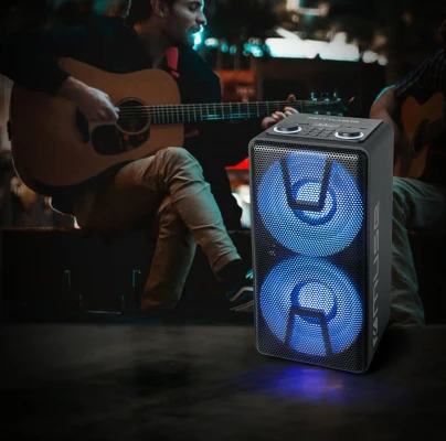 Muse  |  Ballīšu skaļrunis  |  M-1805 DJ  |  150 W  |  Bluetooth  |  Melns  |  Bezvadu savienojums
