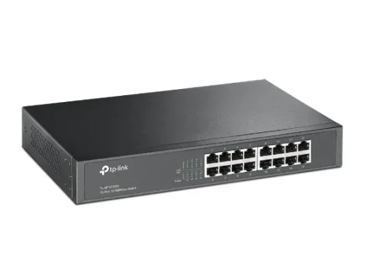TP-LINK  |  Switch  |  TL-SF1016DS  |  Unmanaged  |  Desktop / Rackmountable  |  10 / 100 Mbps (RJ-45) ports quantity 16  |  Power supply type External