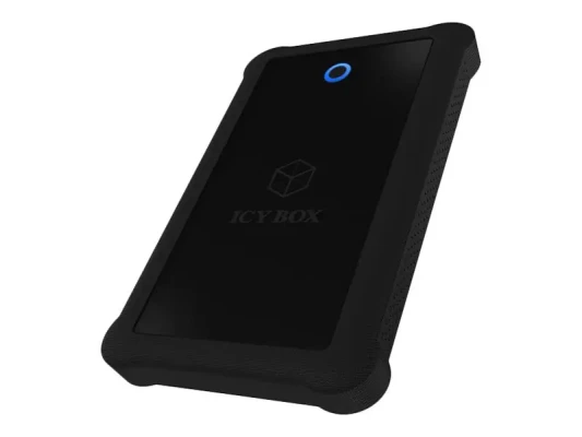 Raidsonic  |  ICY BOX  |  IB-233U3-B External enclosure for 2.5" SATA HDD / SSD with USB 3.0 interface and silicone protection sleeve  |  SATA I, II, III  |  USB 3.0  |  2.5"
