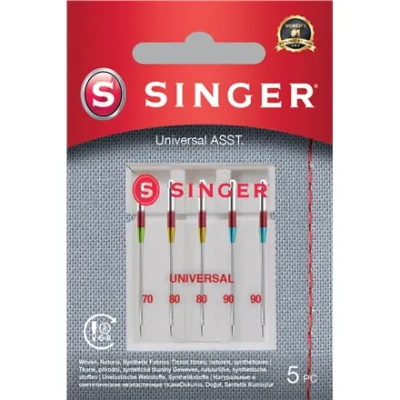Singer  |  Universal Needle ASST 5PK for Woven Fabrics