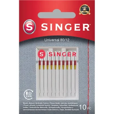 Singer  |  Universal Needle for Woven Fabrics 80 / 12 10PK