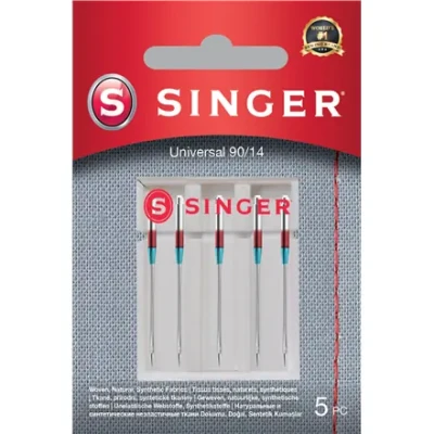 Singer  |  Universal Needle for Woven Fabrics 90 / 14 5PK