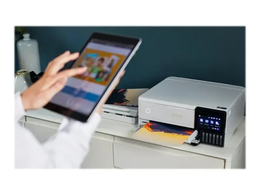 Epson Wireless Photo Printer  |  EcoTank L8160  |  Inkjet  |  Colour  |  Inkjet Multifunctional Printer  |  A4  |  Wi-Fi  |  Grey