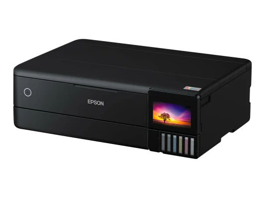 Многофункциональный принтер Epson  |  EcoTank L8180  |  Струйный  |  Цветной  |  Многофункциональный принтер  |  A3+  |  Wi-Fi  |  Черный