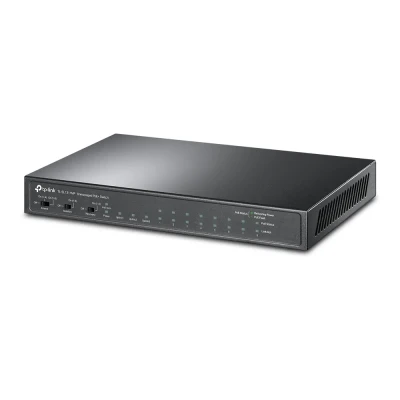 TP-LINK  |  8-Port 10 / 100Mbps + 3-Port Gigabit galda slēdzis ar 8-Port PoE+  |  LS1008  |  Nevadīts  |  Galda  |  Barošanas veids Ārējais