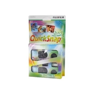 Fujifilm  |  7130786 QuickSnap 400 Disposable Flash Camera (Pack of 2)