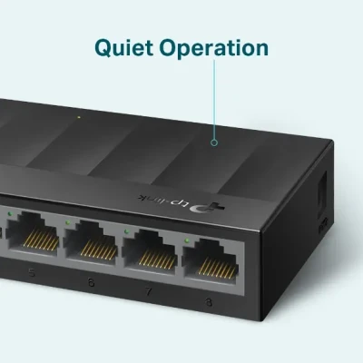 TP-LINK  |  Desktop Switch  |  LS1008G  |  Unmanaged  |  Desktop  |  Power supply type External